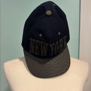 New York Blue and Gray Cap